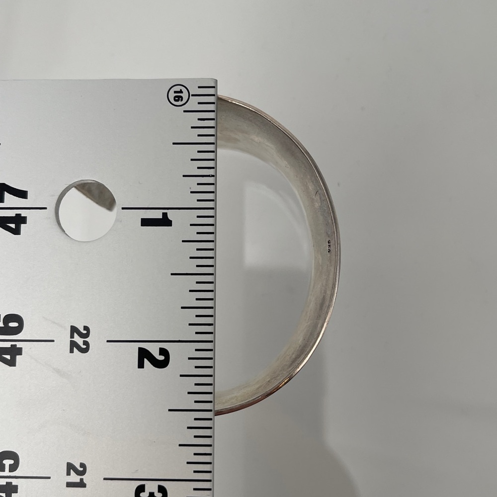 Sterling Silver .925 Cuff Bracelet - Picture 5 of 8